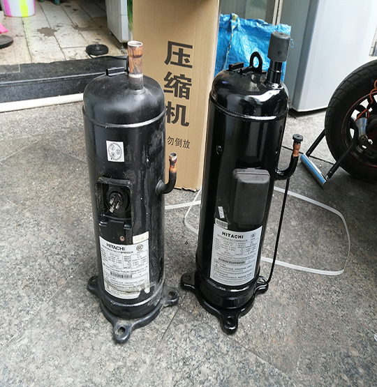 昌黎中央空调压缩机的更换维修